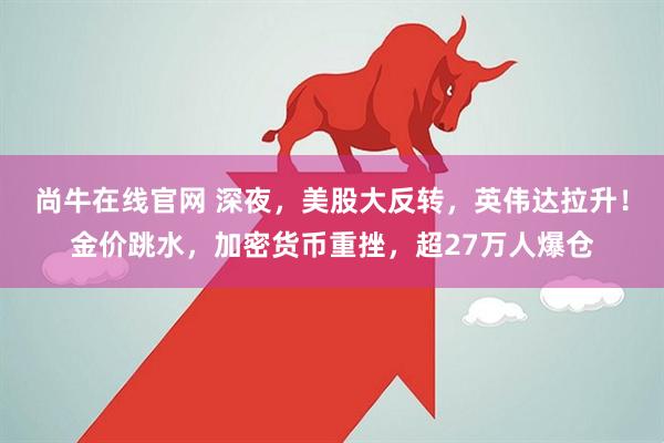 尚牛在线官网 深夜，美股大反转，英伟达拉升！金价跳水，加密货币重挫，超27万人爆仓